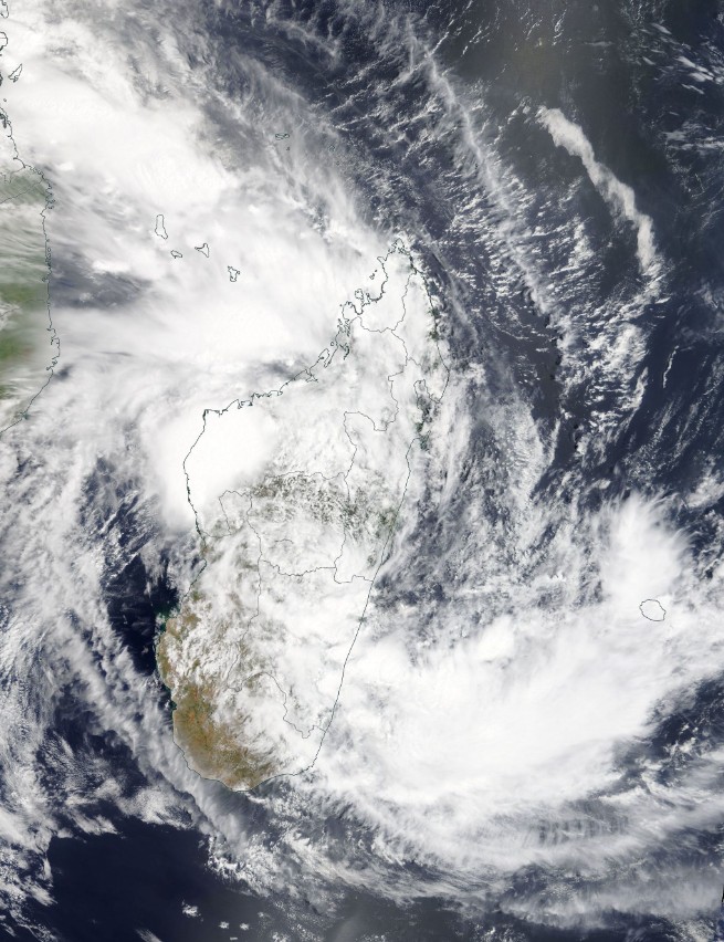 Tropical Cyclone Ava on January 6, 2018