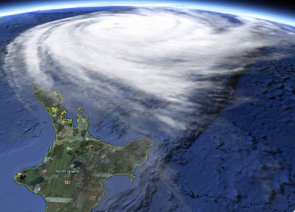Cyclone Atu intensifies into Category 3
