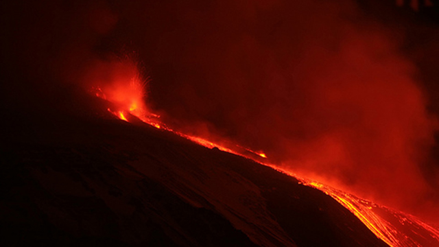 Mt.Etna and Stromboli erupted