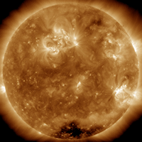 Coronal holes on the farside of the Sun