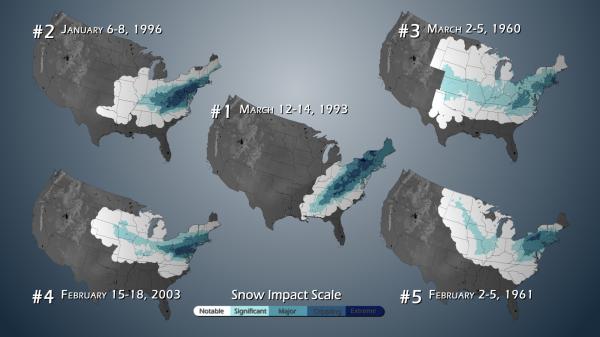Ranked: The Worst Snowstorms in US History