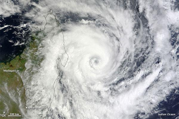 Cyclone Bingiza hits Madgascar