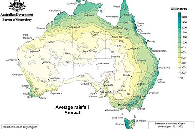 Australian rainfall record shattered
