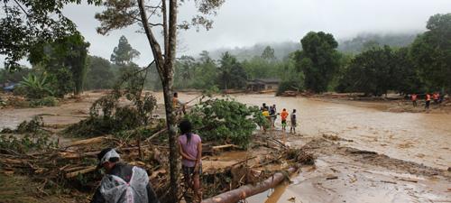 Heavy rain triggers landslides in Thailand
