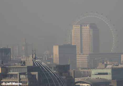 Smog alert for England and Wales
