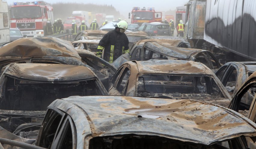 Sandstorm causes deadly accident in north-eastern Germany