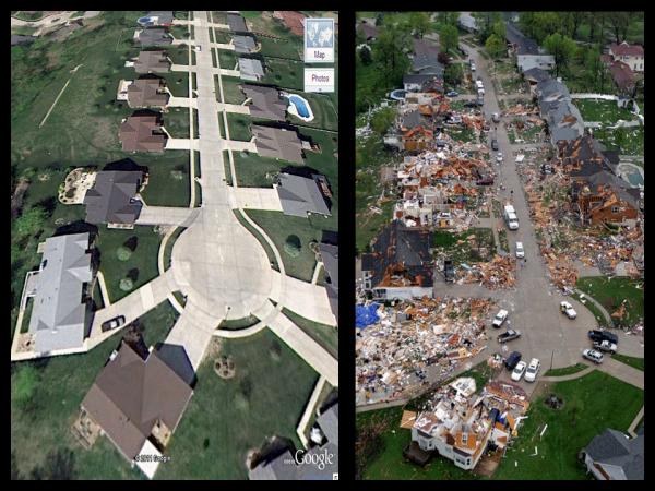 The F4 tornado hit St.Louis – strongest of the year so far!