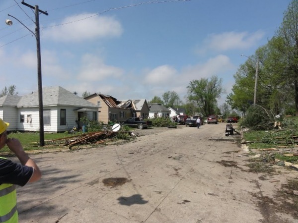 Two tornadoes target Iowan town Lenox
