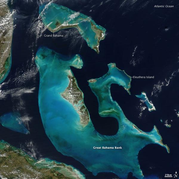 Bahamas sink while one island mysteriously rises