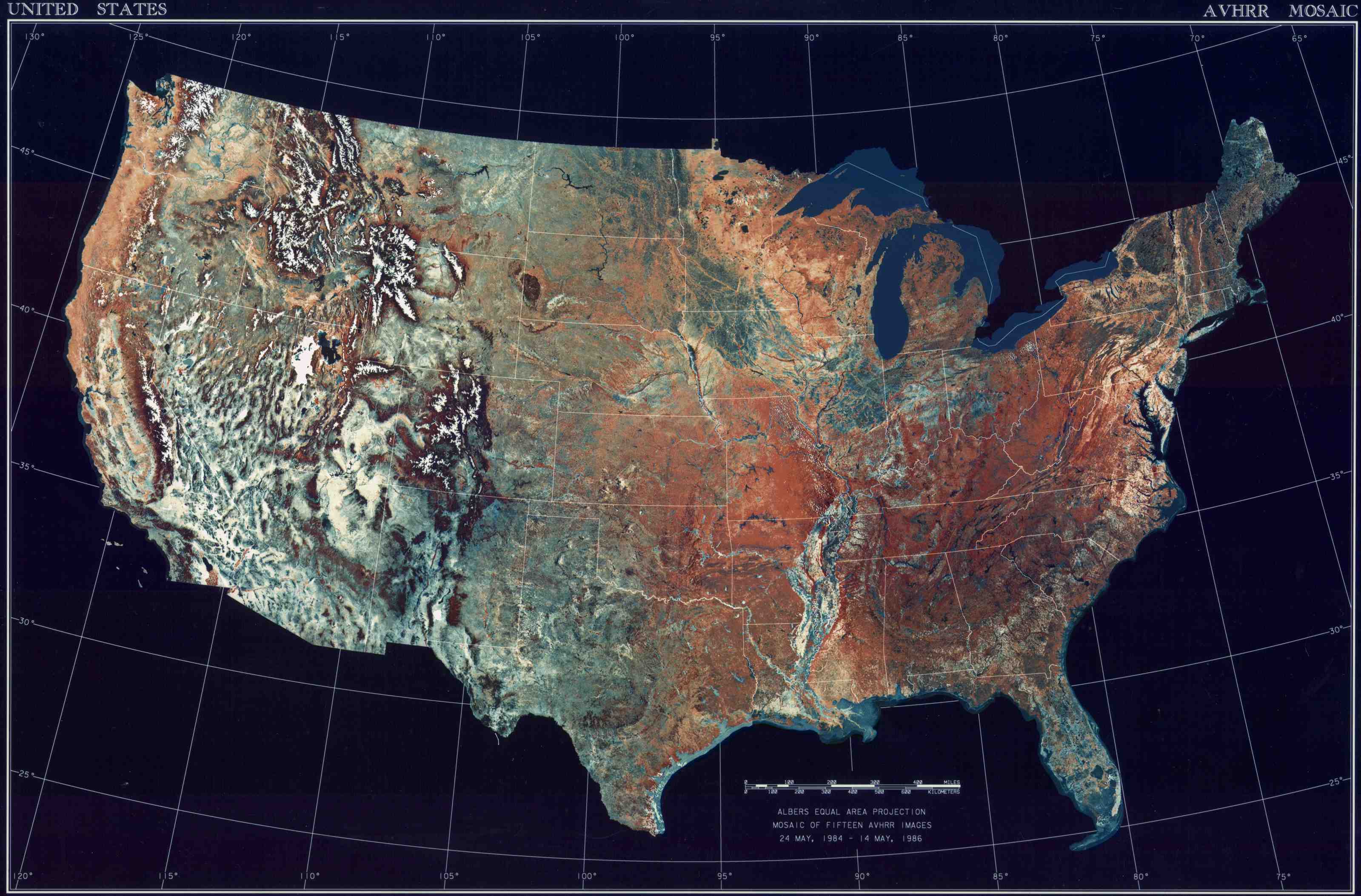 U.S. land mass is shrinking