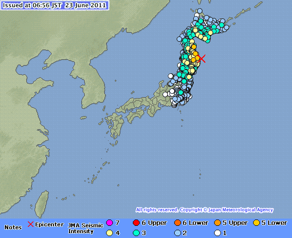 6.7 magnitude earthquake strikes off the coast of Japan- tsunami warnings issued