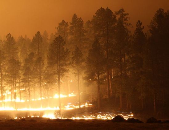 Combination of high temperatures, low humidity and strong winds fuel historic fires across US