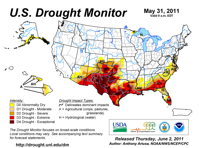 Texas suffers from “exceptional” drought