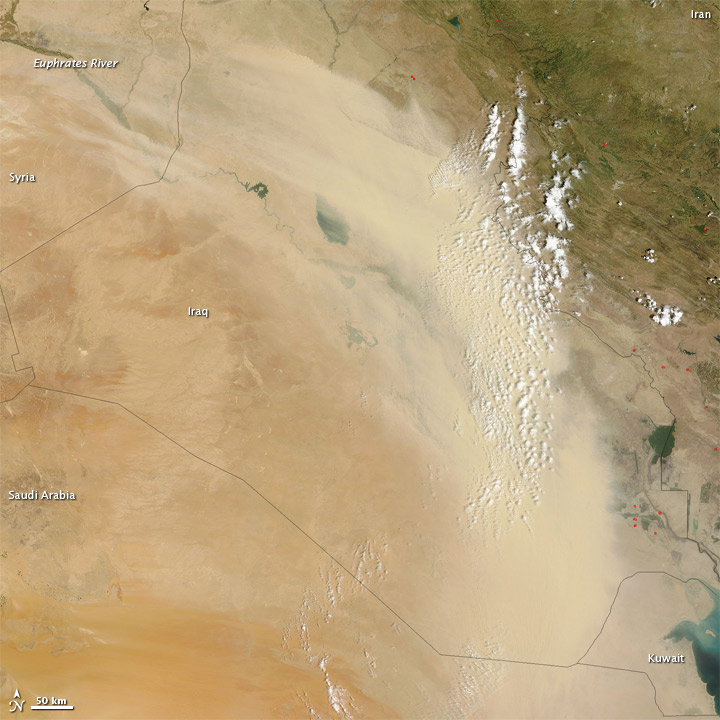 Sandstorm over Iraq