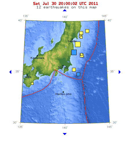 Magnitude 6.4 earthquake struck near Iwaki, Japan