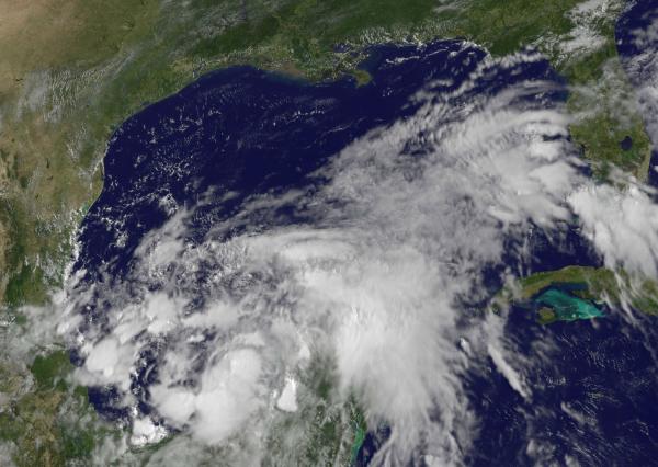 First named tropical storm of the season forms near Gulf of Mexico