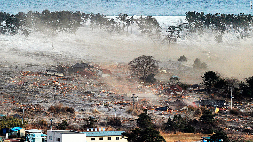 Massive Japan tsunami topped 40 meters