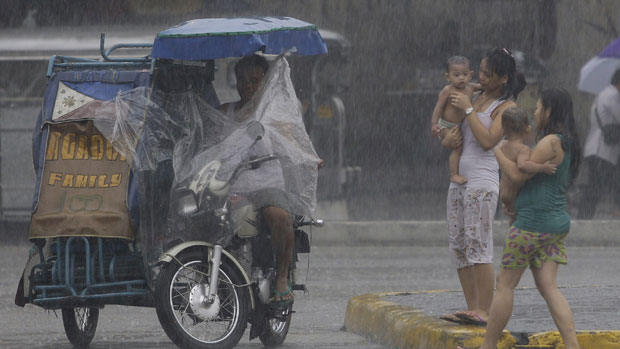 Typhoon Juaning hit Philippines