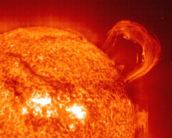 Incoming Coronal Mass Ejection (CME)