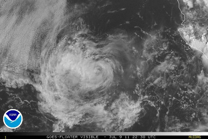 Tropical Storm Calvin becomes third named storm in the Eastern Pacific