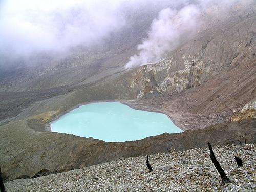 In August 501 volcanic earthquakes felt at Papandayan volcano in Indonesia