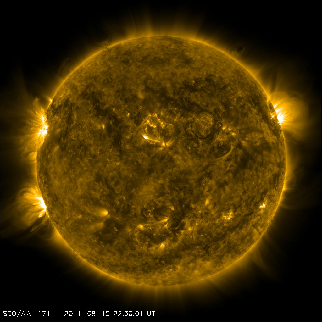 Sun activity is getting back