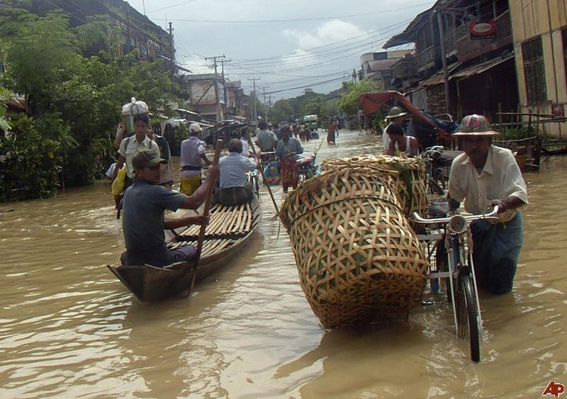 Floods and landslides in Myanmar