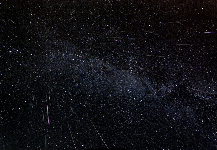 Perseid meteor shower on August 12th and 13th