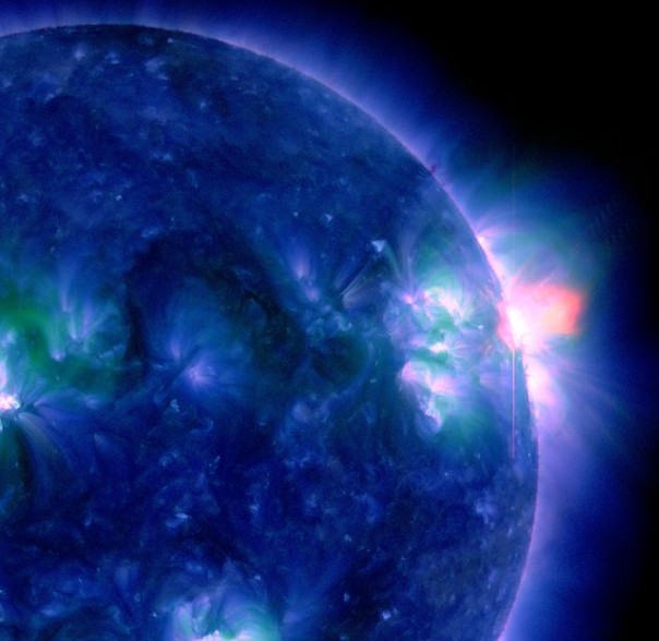 m-class-solar-flares-on-northwestern-limb-of-the-sun