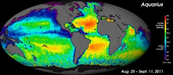 New map shows saltiness of Earth’s oceans