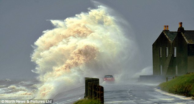 Former Hurricane Katia hits the U.K.