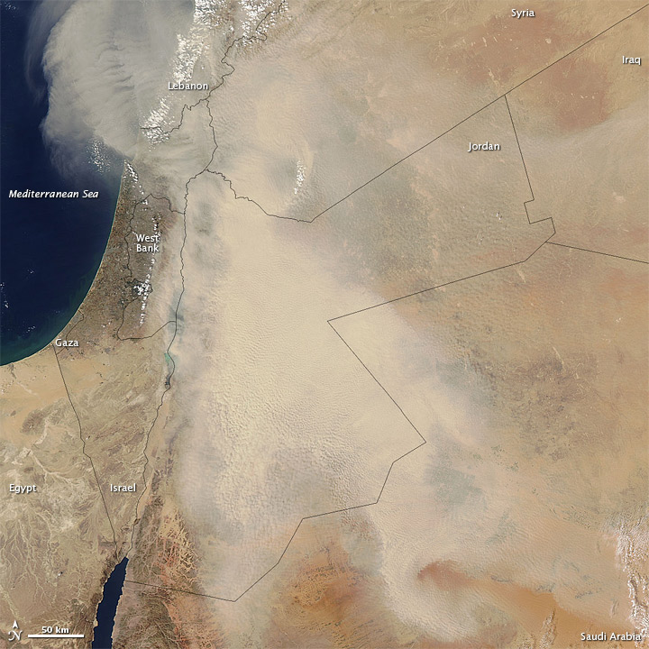 Dust storm hits Middle East