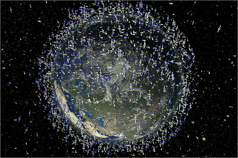 Orbital debris and satellite re-entry