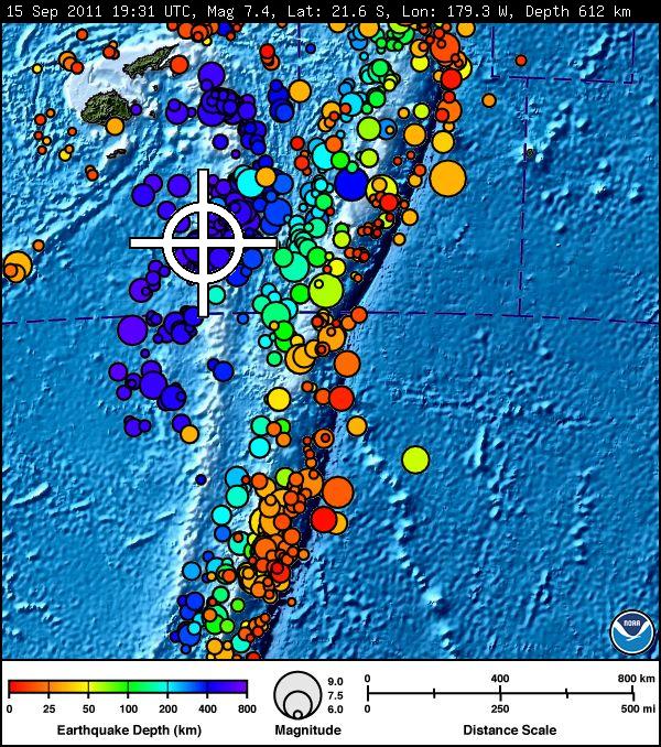 Magnitude 7.3 earthquake struck Fiji