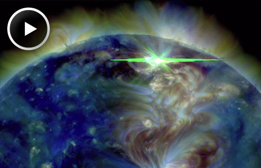 X1.9 solar flare took place