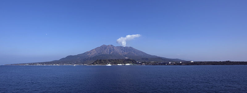 Explosive eruptions at Sakurajima volcano, Japan