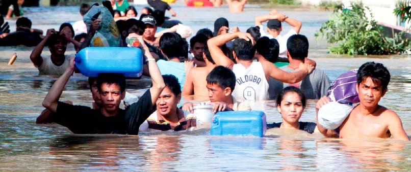 Philipinnes battered by typhoons causing floods and landslides