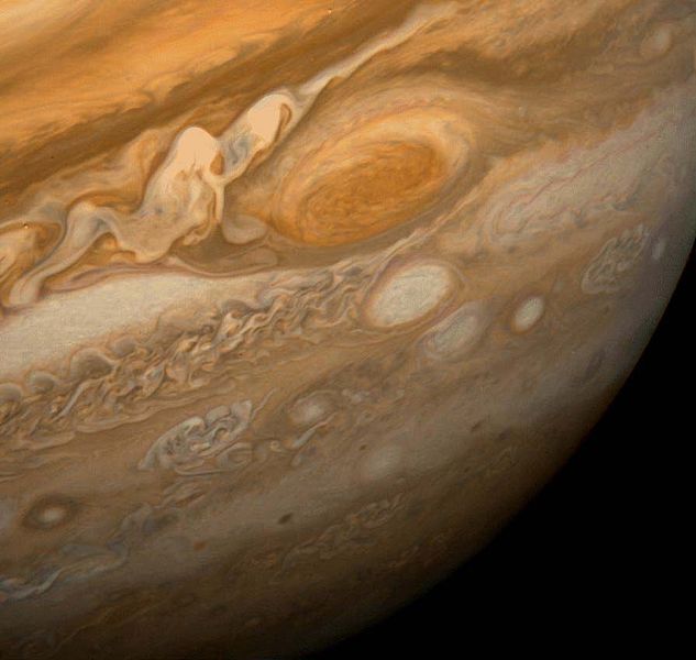 Jupiter in opposition closeup and a transiting Great Red Spot