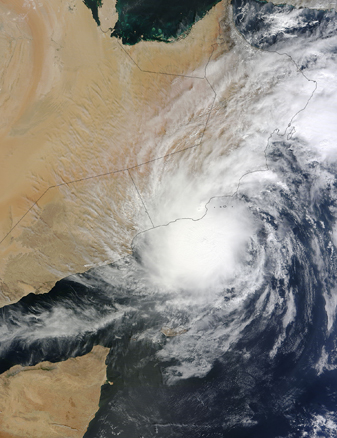 Tropical Storm Keila (03A) off the Arabian Peninsula
