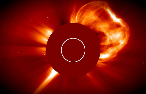 X1.7 solar flare – the 7th largest in Solar Cycle 24
