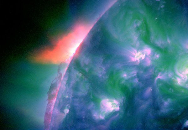 A long-duration C3 solar flare at the Sun’s farside