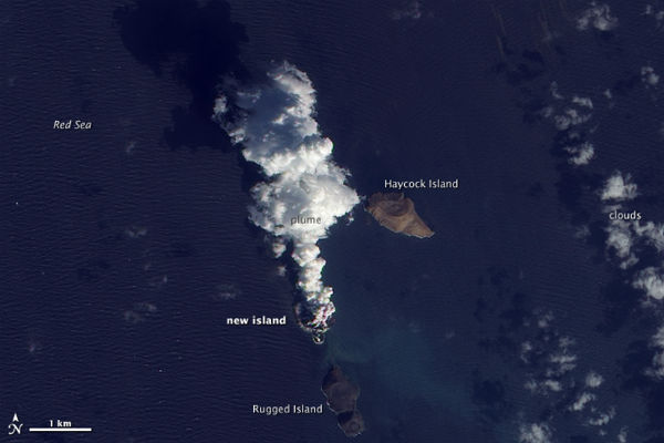 Volcanic activity at the beginning of 2012