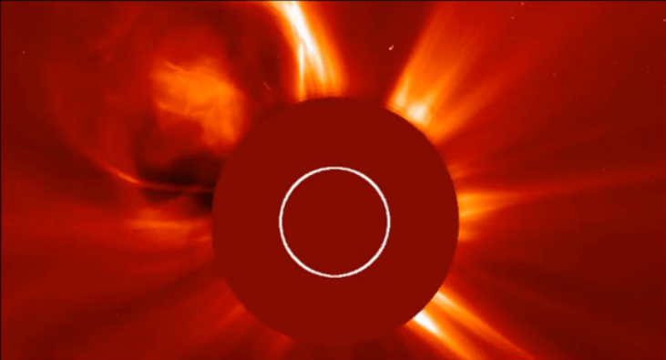 Active region 11402 – M1 flare & full halo CME / Solar watch Jan 17, 2012 (Video)