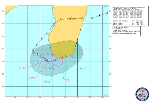 Tropical Cyclone Giovanna changed direction and is now returning back to Madagascar