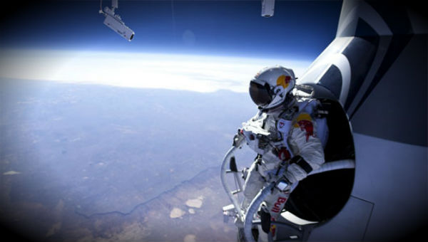 Felix Baumgartner made test jump from space
