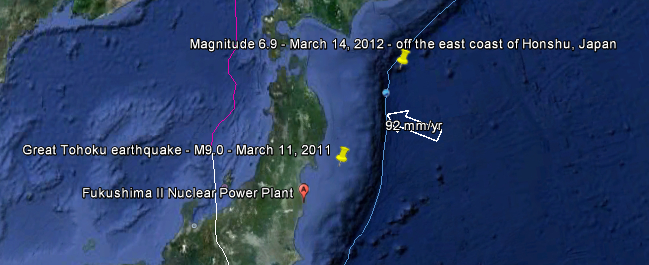 Swarm of earthquakes off the east coast of Honshu, Japan – Updates