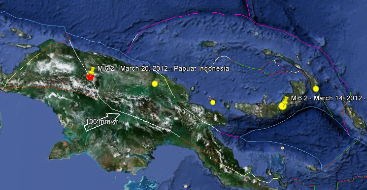 6.2 magnitude earthquake struck Papua, Indonesia