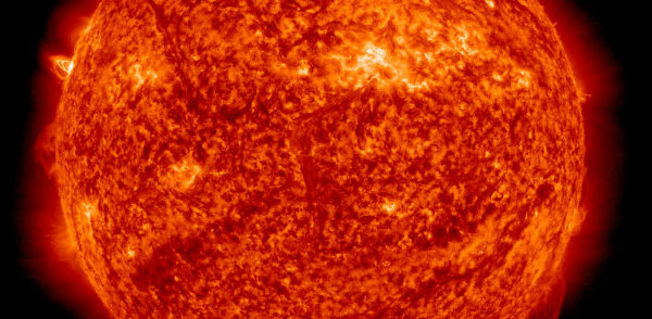 Moderate M3.3 solar flare at northeast limb