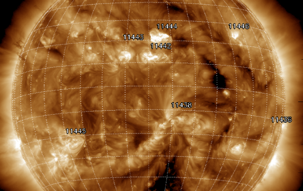 Return of Sunspot 1429 only day ahead – Still very active on farside