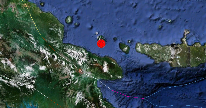 Very strong and deep 7.0 magnitude earthquake struck Papua New Guinea